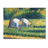 Trademark Fine Art Georges Seurat 'Farmers at Work 1882' Canvas Art, 14x19 BL01340-C1419GG